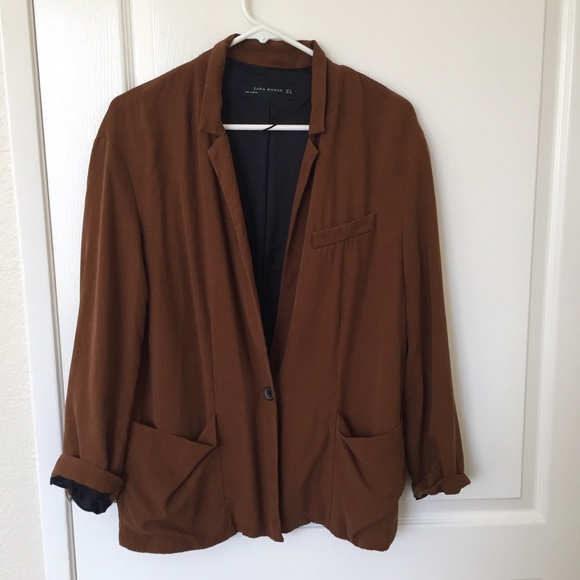 Zara brown blazer - Picture 5 of 7